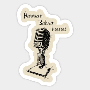 Hannah Baker Here - 13 Reasons Why Sticker